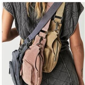 Free People Tan Mini Bag